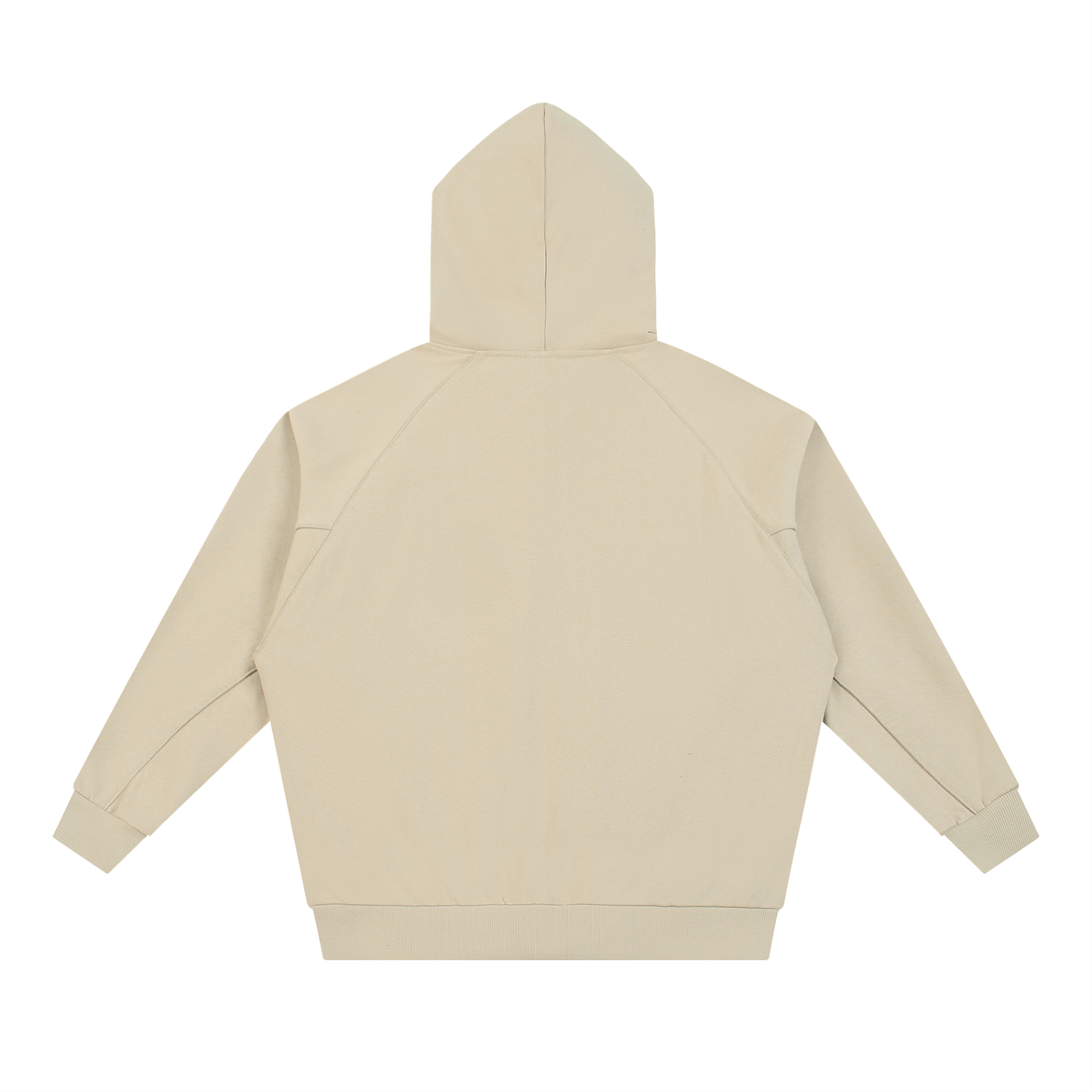Dolman Sleeve Zip-Through Fleece  Hoodie